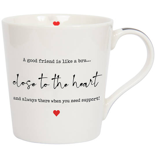 A Good Friend is Like a Bra Mug